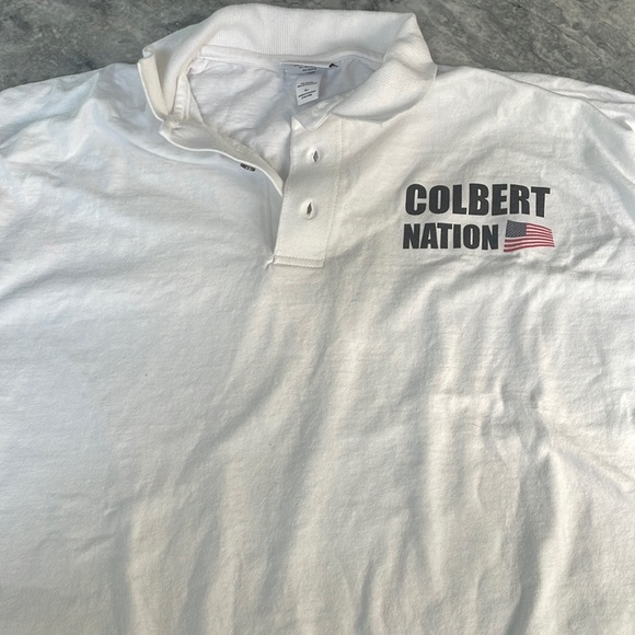 Anvil | Shirts | Vintage Colbert Nation Polo Shirt Size Large | Poshmark